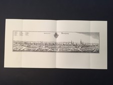 BRAUNSCHWEIG - KUPFERSTICH MERIAN 1644 - 64x30 cm !! - FAKSIMILE 1966 - TOP !!