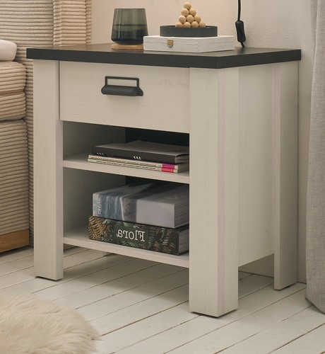 Nachttisch nachtschrank weiß - nachtschrank,