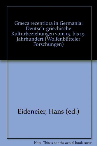 Graeca recentiora germania - in,