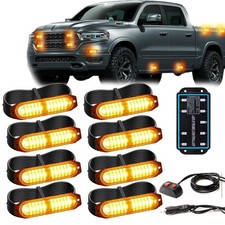 8X LED Auto Frontblitzer