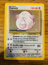 Chansey (3/130) Holo Base Set 2 Pokemon Karte! SCHNELLER & KOSTENLOSER VERSAND!
