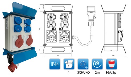 Baustromverteiler mobil x - baustromverteiler,