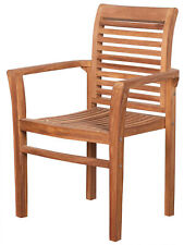 Teakholz Stapelsessel Derby