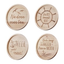 Maritime Untersetzer rund mit