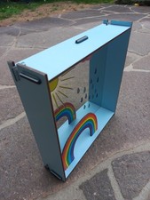 Kinder Spiegel 3D mit Regenbogen und Sonne, 24x24cm, Deko Bild