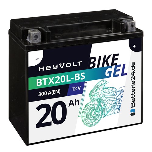 Gel motorradbatterie 20ah 12v - 20ah,