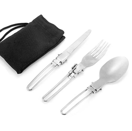Camping portable besteck set - camping,