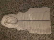 "FB Sister" Damen Steppweste weiß mit grauen Kanten Größe XS