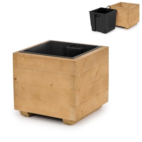 Blumentopf holz pflanzkübel - blumentopf,