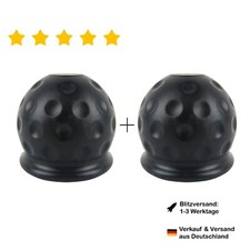 2x Anhängerkupplung Kappen Schutzabdeckung AHK Kappe Schutz Deckel Golfball Auto