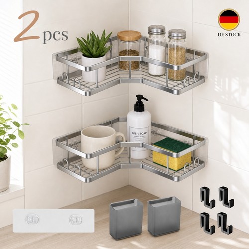 Duschablage ohne bohren - duschablage, 2er