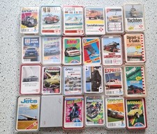 Kartenspiele Quartette Konvolut Audi Quattro Citroen Autos Schiffe Loks Jets BMW