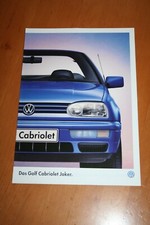Prospekt Prospekt VW Golf 3-
