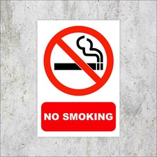 Nichtraucherschild oder