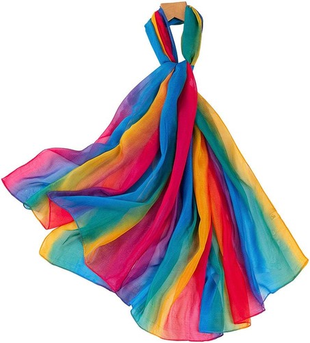 Damen chiffon regenbogen - damen,