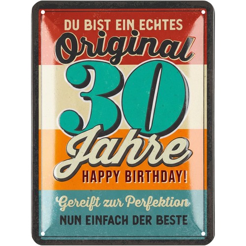 Blechschild schild - 30,
