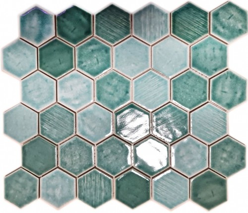 Hexagonale sechseck mosaik - hexagonale,