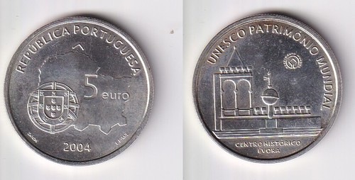 Euro münze portugal 2004 - 5,
