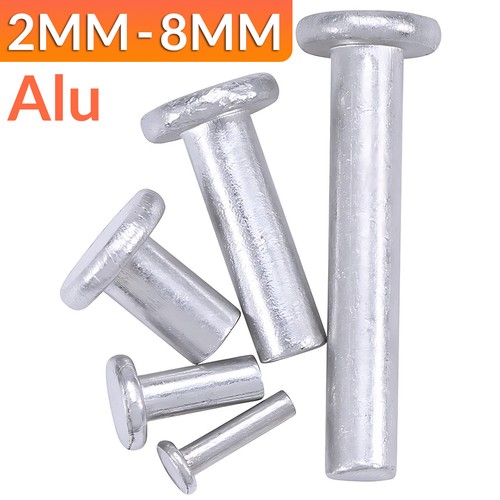 Flachkopfnieten aluminium alu - aluminium,