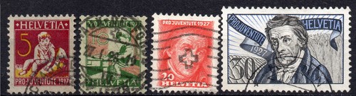 Schweiz 222 225 pro juventute - pro,