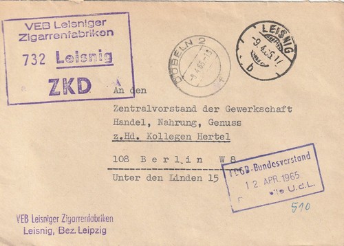Ddr zkd brief mit - zkd-brief,