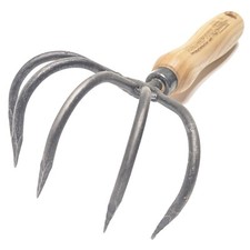 Best Preis Garantie / Grubber mit 5 Zinken / Nr. 1335 Krumpholz / geschmiedet