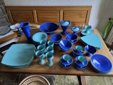 ASA Selection – außergewöhnliches Design-Geschirr in Blau & Türkis – 55-teilig