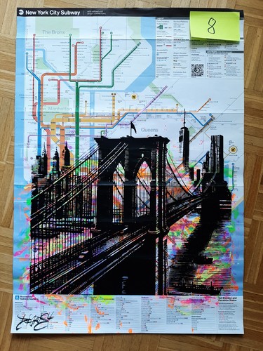 Art subway map brooklyn - art,