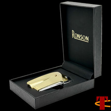 Feuerzeug RONSON PREMIER WARAFLAME GOLD Gasfeuerzeug