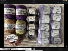 Wollpaket 1,2 kg Baumwolle