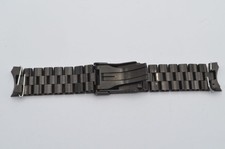 FORTIS B42 B-42 STAHL ARMBAND BRACELET 20MM VINTAGE TOP MARINEMASTER SCHWARZ