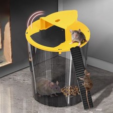 1~4x Flip Slide Deckel Mausefalle Automatische Lebendfalle Rattenfalle für Eimer