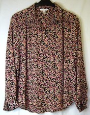 H&M Bluse Gr. L (ca. Gr. 46)  "Mille Fleur" Blümchenmuster  pflegeleicht