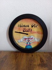 Diddl Maus Wanduhr Kinderzimmer Uhr Funktionstüchtig