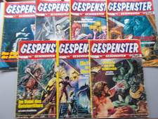Comic, GESPENSTER Geschichten, 7 Hefte, Bastei, Posten, Konvolut,