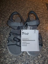 Damen-Trekking-Sandalen "Crivit  by  LIDL" Gr. 39, grau-meliert