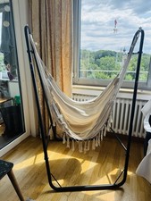 Hängematte Hängestuhl 150KG 2 Personen 185cm XXL Hängesitz Hängesessel Schaukel