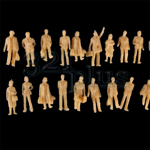 100 stk modellfiguren 87 - 100, stk.