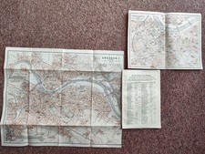 Dresden +Zwei alte Stadtpläne
