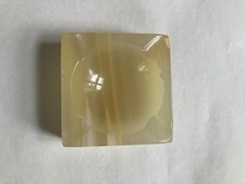 Kleiner Onyx-Marmor-Aschenbecher unbenutzt