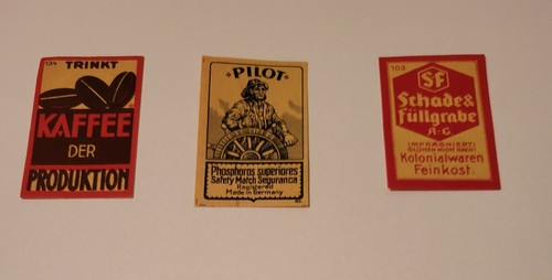 Streichholzettiketten