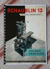 SCHAUBLIN 13 Produktkatalog