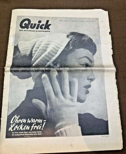 Alte zeitschrift quick die - alte, "quick"