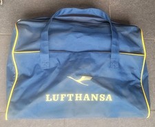 Lufthansa Weekender Tasche Sammlerstück 80ger Retro Vintage Hand Bag Traveler D