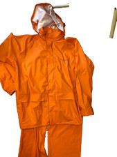 R!!    Regenanzug PVC Anzug  Gr: XL  Gummi Rubber Rainsuit Suit Friesennerz