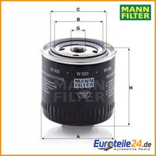 Oil filter Mann filter W920