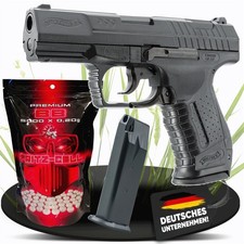 Softair Pistole Walther P99 Schwarz Federdruck 6mm <0,5 J + 5000 Bbs