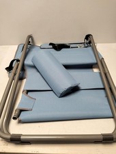 2er set Camping-Klappstuhl mit 2 x 1 Textilene und verstellbarer Rückenlehne -