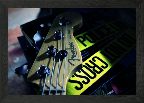 Fender jazz bass gerahmtes - bass,