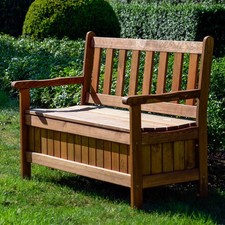 Massive Gartenbank mit